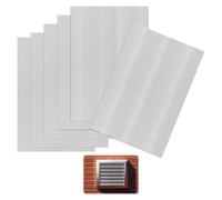 304 Stainless Steel Wire Mesh, 6PCS Wire Mesh Sheet, Never Rust Aluminum-Magnesium Alloy Fine Metal Rodent Meshes Panels, Insect Meshes for Air Vents, Windows, Doors, and Pest Proofing(150×210 mm)