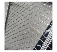 304 Stainless Steel Wire Mesh Safety Net - 5cm/2mm Anti-Fall Protective Netting for Garden Fence, Stretchy Balustrade Fill (2.5 x 12m) - Durable Outdoor Safety Solution