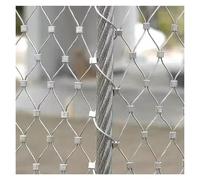 304 Stainless Steel Wire Mesh Self-Cleaning Anti-Fall Protection Flexible Netting for Patios Green Spaces Soccer Fields (1x4m/3.28x13.12ft)