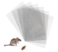 304 Stainless Steel Wire Mesh Sheets 20 Mesh Rodent Mesh A5 Professional Insect Rodent Control Mesh Pest Proofing for Cover Air Bricks and Air Vents, 150x210mm, 6 Pcs