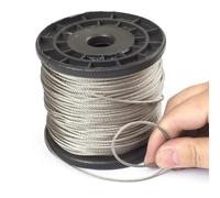 304 Stainless Steel Wire Rope Lifting 0.3/0.4/0.5/0.6/0.45/0...8/1/1.2/1.5/2/2.5/3/4/5/6/8/10/16mm 1x7 7x7 7x19(1.5mm 7x7,20 meters)