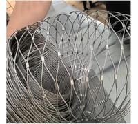 304 Stainless Steel Wire Rope Mesh Flexible Cable Heavy Duty Protective Safety, Impact Resistant, Animal Barrier (Dimensions: L1.3xW3m)