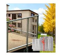 304 Stainless Steel Wire Rope MeshDurableSafety Netting for Fall Prevention HeavyDuty Metal Grating (7x22.9x9.8ft) Perfect for Outdoor Construction & Industrial Applications