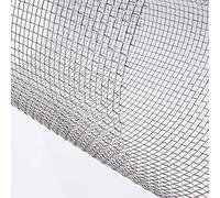 304 Stainless Steel Woven Wire Mesh Sheet for Air Ventilation Protecting Mesh Vent Metal Screens for Bugs and Rodents Metal Security Guard Garden Screen Cabinets(1.5x4m/4.9 * 13.1ft)