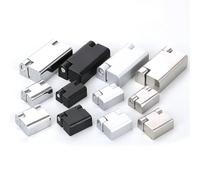 304 Stainless Steel/Zinc Alloy Hinge CL219-1-2-3 Distribution Box Cabinet Door Hinge Electrical Box Hinge 1Pcs(2pcs-Black-zinc-1)
