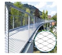 304 Steel 5cm Mesh Flexible Safe Net 0.9x3.5m Wire Netting for Secure Outdoor Use Ideal for irs Gars and Playgrou