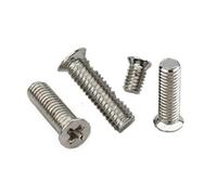 304 Steel M5 Screw Small Head Screw Thin Countersunk Head Dia 6 6.5 7 7.6mm Electronic Phone Computer Screw Bolt Thinner Drive(Size:M5x10x6)