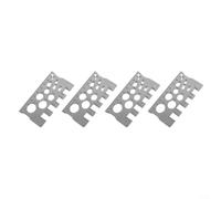 304 Steel Measuring Ruler Essential Pitch and Diameter Gauge for M12 Screw Measurements (L)