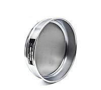 304 SUS Sieve - 20cm Diameter, 500 Mesh, Double Chrome Plated Frame(500 Mesh 0.03 mm)
