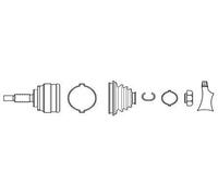 Gkn-Lobro Cv Joint Kit 657446630