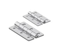 304stainless Steel Heavy-Duty Thick Hinge Sliding Door with 3/4 Inch Adjustable Pin Suitable for Various Doors and Windows Suitable for Wooden Doors(1245D-50)