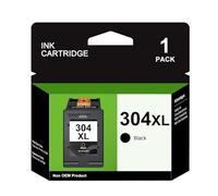 304XL Black Ink Cartridge Replacement for HP 304 304XL Black Ink Cartridge Printer Ink 304 XL for DeskJet 3760 3762 2600 2630 3700 3720 3750, Envy 5030 5032 5000 5010 5020