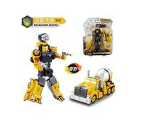 (305-2 Dissolution Master) Kaiyu Transformer Robot Rongda Alloy Five-piece King Kong Hercules Fierce Bath in Fire Toy