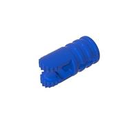 30553 Hinge Cylinder 1X2 Locking with 2 Click Fingers and Axle Hole, 9 Teeth 10 Pieces High-Precision MOC Building Bricks Replacement Parts Compatible with Lego bricks GDS-1219 Blue