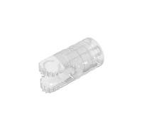 30553 Ornaments Hinge Cylinder 1x2 Locking with 2 Click Fingers and Axle Hole, 9 Teeth 10 Pieces GDS-1219 Compatible with Lego Building Blocks Color:Trans-Clear