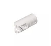 30553 Ornaments Hinge Cylinder 1x2 Locking with 2 Click Fingers and Axle Hole, 9 Teeth 10 Pieces GDS-1219 Compatible with Lego Building Blocks Color:White