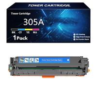 305A Toner Cartridge Replacement for HP 305A CE410A CE411A CE413A CE412A for HP LaserJet Enterprise 300 Color M351 MFP M375nw 400 Color M451nw M451dn M451dw MFP M475dn M475dw,C-1 Pack