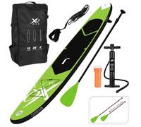 305cm 10ft Green Black Inflatable Paddle Board Stand Up SUP Paddleboard Pump Bag