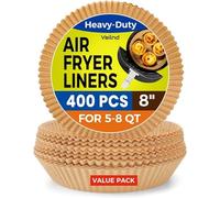 305PCS Air Fryer Liners 8 inch Round, Air Fryer Liners Disposable for Microwave, Non-Stick