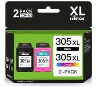 305XL Ink Cartridges Black and Colour Replacement for HP 305 Printer Cartridges for HP DeskJet 2700 2710 2720e 2722e 4110e Deskjet Plus 4100 4130e Envy 6000 6010e 6020e 6030e Envy Pro 6400 6420