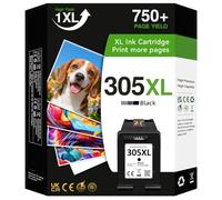 305XL Ink Cartridges High Yield Replacement for HP 305 Ink Cartridges Black for DeskJet 2820e 2810e 2800e 2700e 2710e 2720e 4220e 2721e Plus 4100e 4210e 4220e Envy 6000e 6020 6400e
