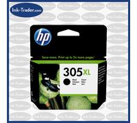 305XL Original Black Ink Cartridge - For HP Deskjet Plus - 4110 - 4130