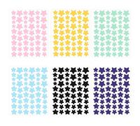 306 Pcs/6 Sheets Star Pimple Patches, Spot Patches, 6 Colors Hydrocolloid Acne Patches Dots for Spots, Spot Stickers for Face Acne Dots, Cute Pimple Stickers