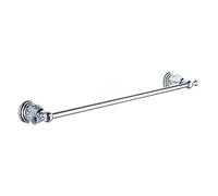 3060cm Bathroom Single Towel Bar Towel Rack Towel Holder Solid Stainless Steel Chrome Crystal Decoration Bathroom Accessories Easy Installation(L is 55 cm)