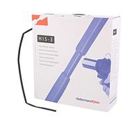 308-30300 Heat Shrink Tubing Adhesive Free 3:1 3mm L: 10m Black -50-125°C HEL...