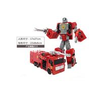 (308-4 Burning Heaven) Kaiyu Transformer Robot Rongda Alloy Five-piece King Kong Hercules Fierce Bath in Fire Toy