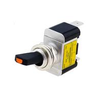30A 12V Auto Illuminated Toggle Switch LED 2 Position Truck SPST ON Off For Car Automotive Boat ATV 1PC IDGTTLDF(Yellow)