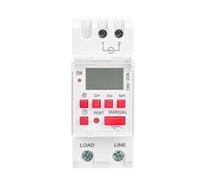 30A 20A 16A Electric Digital Timer Switch Programmable AC DC 12V 24V 110V 220V 240V(THC-20A-AC220V)