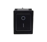 30A 250V AC High Current ON/OFF 4/6Pin KCD4 Silver Point Rocker Power Button Switch 1Pcs(30A Black,4Pin)