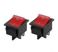 30A 250V AC Rocker Switch 4-Pin ON-OFF Power Switch with Adjustable for Home Improvement and Electrical Projects