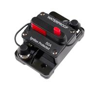 30A-300A Circuit Breaker 12V 24V DC Trolling with Manual Reset Boat Manual Power Protect for Audio Fuse Car 48VDC Waterproof(CB-5 50A)