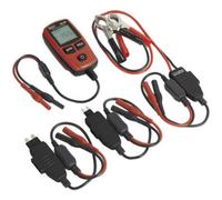 30A Automotive Current Tester - Mini & Standard Fuses - Fused Crocodile Clips