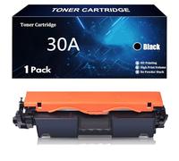 30A CF230A Toner Cartridges Replacement 30A CF230A 30X CF230X Compatible for HP LaserJet Pro MFP M227fdw M203d M227fdn M227sdn M203dw M203dn Printer,Black-1 Pack