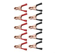 30A Clip Battery Connector with Wire - Copper Plated Clips for Car, Solar Panel & Electric Fence Charging, 2/10/20PCS(10PCS)