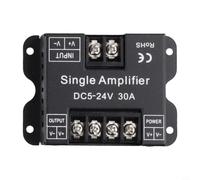 30A DC 5-24V Signal Booster for Single Color LED Strips with Common Anode Design to Support Standard Controller Integration