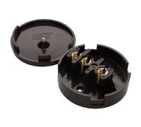 30A Heavy Duty Brown Junction Box with 3 Terminals for Electrical Wiring