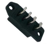 30A High Current Battery Connector 1000V Power Discharge for Electric Scooter Bike E-Bike, Robust Plastic Male Female Pair, 2/3/4/5/7/9 Pin for CONFIGURATIONS(4P)
