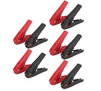 30A Insulated Test Clips | Accurate Process & Sturdy Clamping for Wires/Car Batteries/Electronics | 1000V / 30A, ABS Material, 26mm Opening | 5 Set (Red & Black)