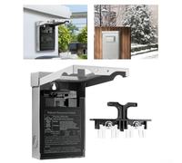 30A Outdoor AC Disconnect Switch 120/240V Single Phase Pull-Out Switch Lockable Metal Waterproof Box