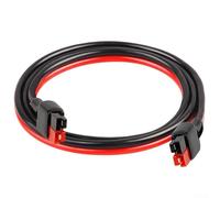 30A Solar Panel Extension Cable 10AWG Tinned Copper - Waterproof PV Connector for RV for battery & Power Station - Red Black 30cm/60cm/100cm(100cm)