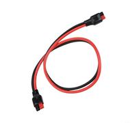 30A Solar Panel Extension Cable 10AWG Tinned Copper Wire with Waterproof Connectors for RV for caravan Off Grid System Red Black 60cm(60cm)