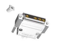 30Amp Mixed D-Sub Connector 9W4 Male/Female 5+4D-Pin High Current Power Straight Through Hole D-Connector