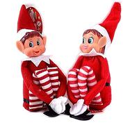 30cm 12" Bend and Pose Naughty Behaving Badly Elf Girl & Boy