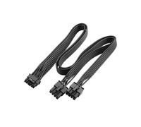 30CM 16AWG PCIE 5.0 Card Adapter Cable Dual 8Pin to 16Pin PCIE5.0 12VHPWR Cable for RTX4000 RTX4080 RTX4090