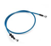 (30cm) 300mm-2200mm Motorcycle Braided Brake Clutch Oil Hose Line Pipe Cable Universal Blue