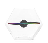 30cm 3D Advertising Holographic Display Projector Light Hologram Fan WIFI Videos LED Lamp Beads Borderless Images